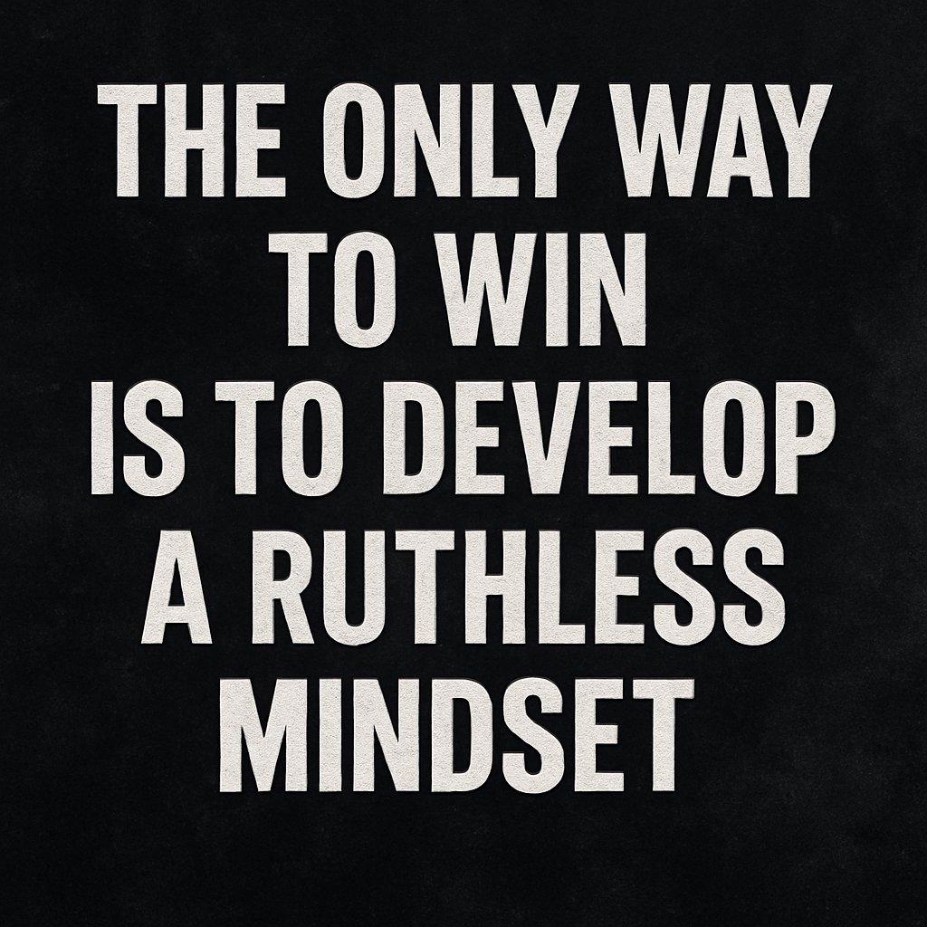 GrindThe0ry's tweet photo. The only way to win is to be ruthless with your focus, your effort, and your will.
#DisciplineX https://t.co/999lmfZQA8