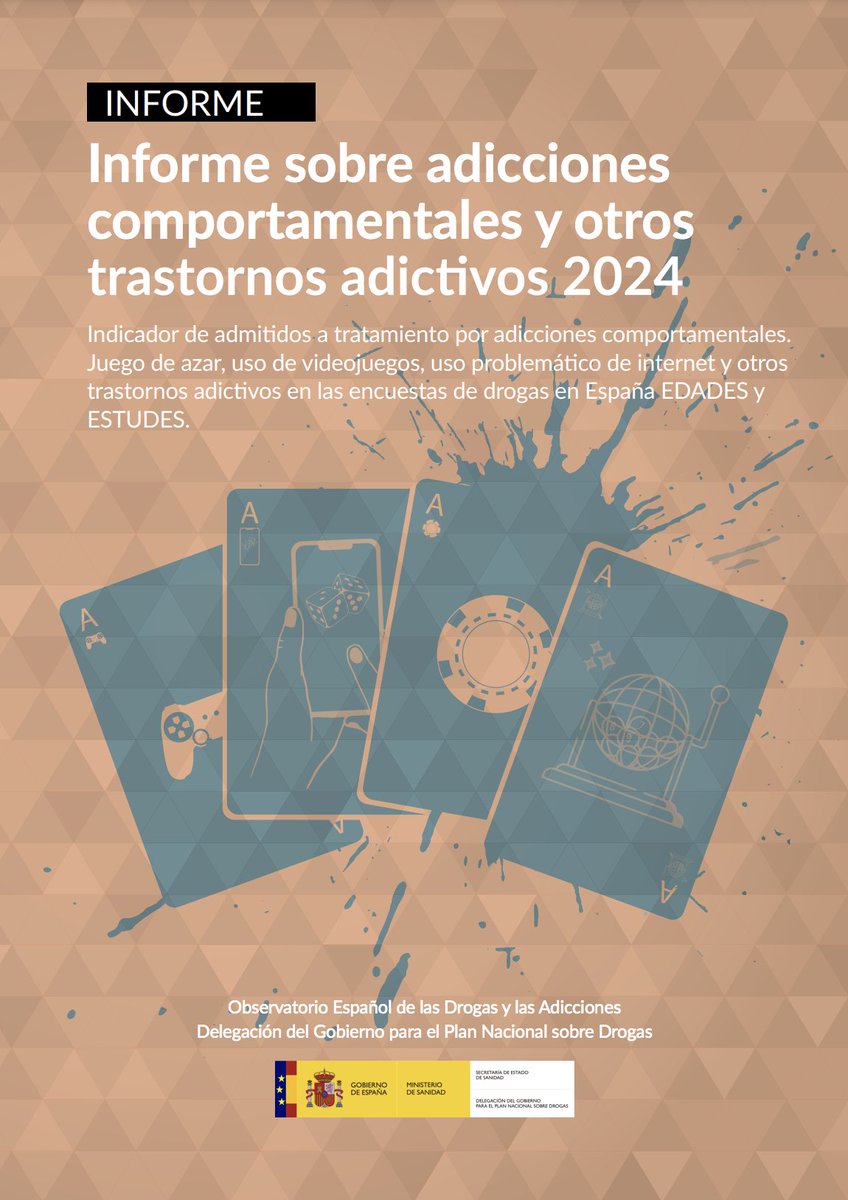 💳 Un 2,2 % de personas entre 15 y 64 años muestra indicios de compra compulsiva.

La prevención también debe mirar al consumo digital.

📎 pnsd.sanidad.gob.es/profesionales/… 

#ConsumoResponsable #AdiccionesConductuales