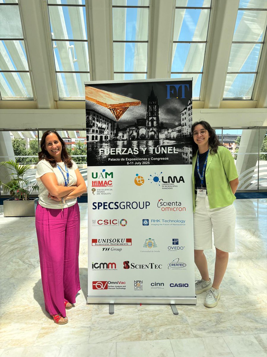 icmm_csic's tweet photo. 🔬 Esta semana el ICMM está muy presente en 'Fuerzas y Túnel' #FyT2025, el encuentro bienal que reúne a la comunidad científica nacional e internacional para debatir los últimos avances en microscopía de sonda de barrido (#SPM). https://t.co/MfPBuiMCbg