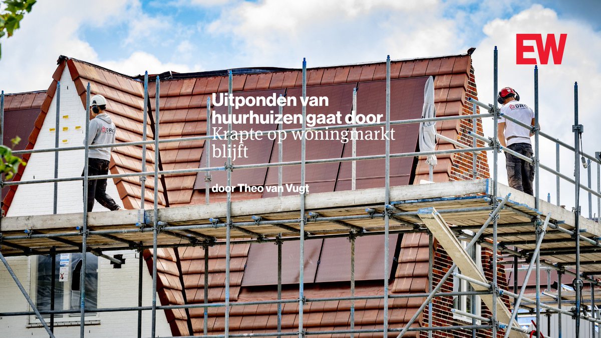 Het woningaanbod groeit stevig, maar het toegenomen aantal verkopen en de kleinere prijsstijgingen komen vooral door het forse aanbod van voormalige huurhuizen.

ewmagazine.nl/economie/news/…