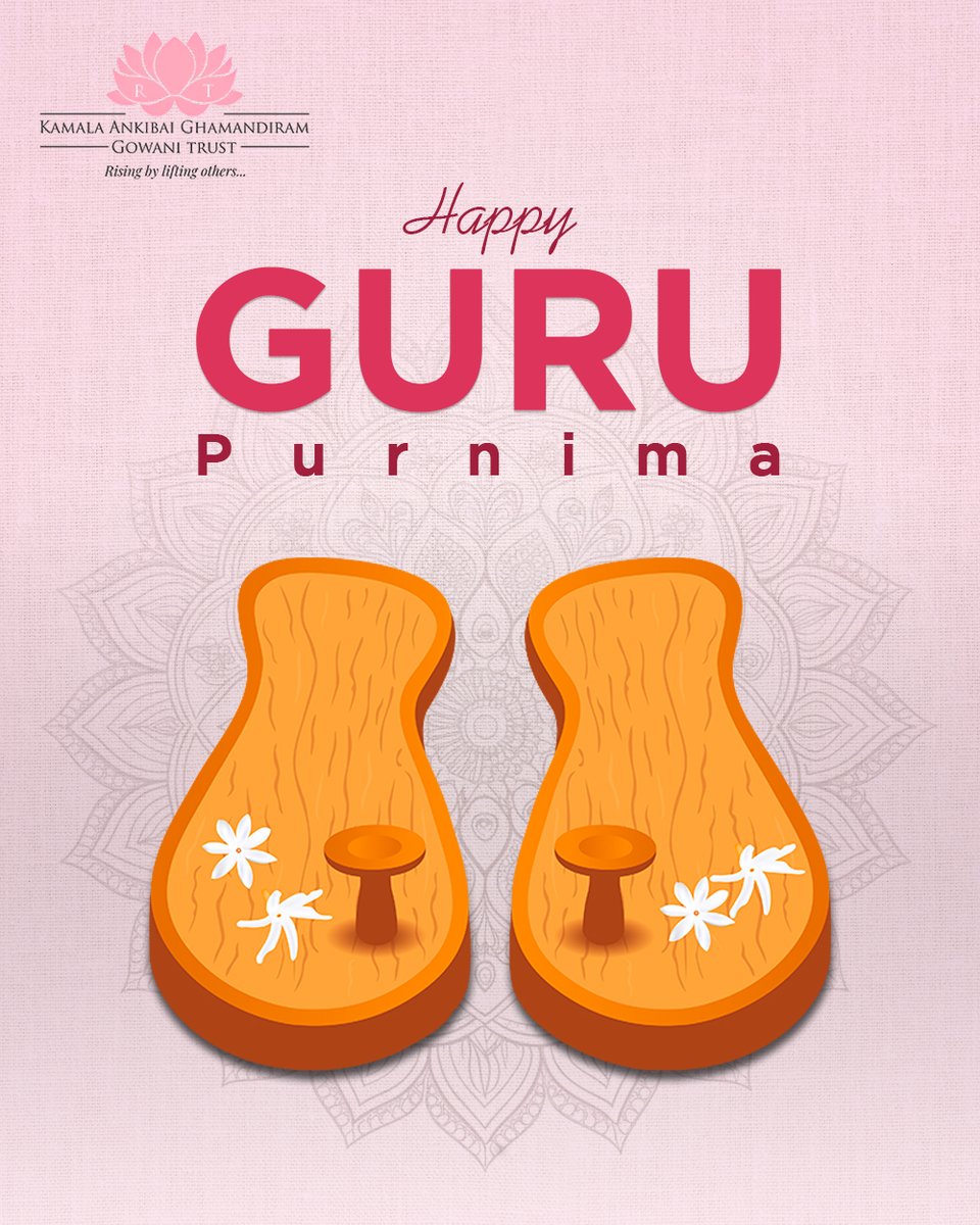 गुरुर्ब्रह्मा गुरुर्विष्णुः गुरुर्देवो महेश्वरः...
On this sacred day of Guru Purnima, let’s bow in gratitude to the guiding lights in our lives. 🌺

#GuruPurnima2025 #GuruPurnima  #Gratitude  #KamalaTrustWishes #FestiveWishes