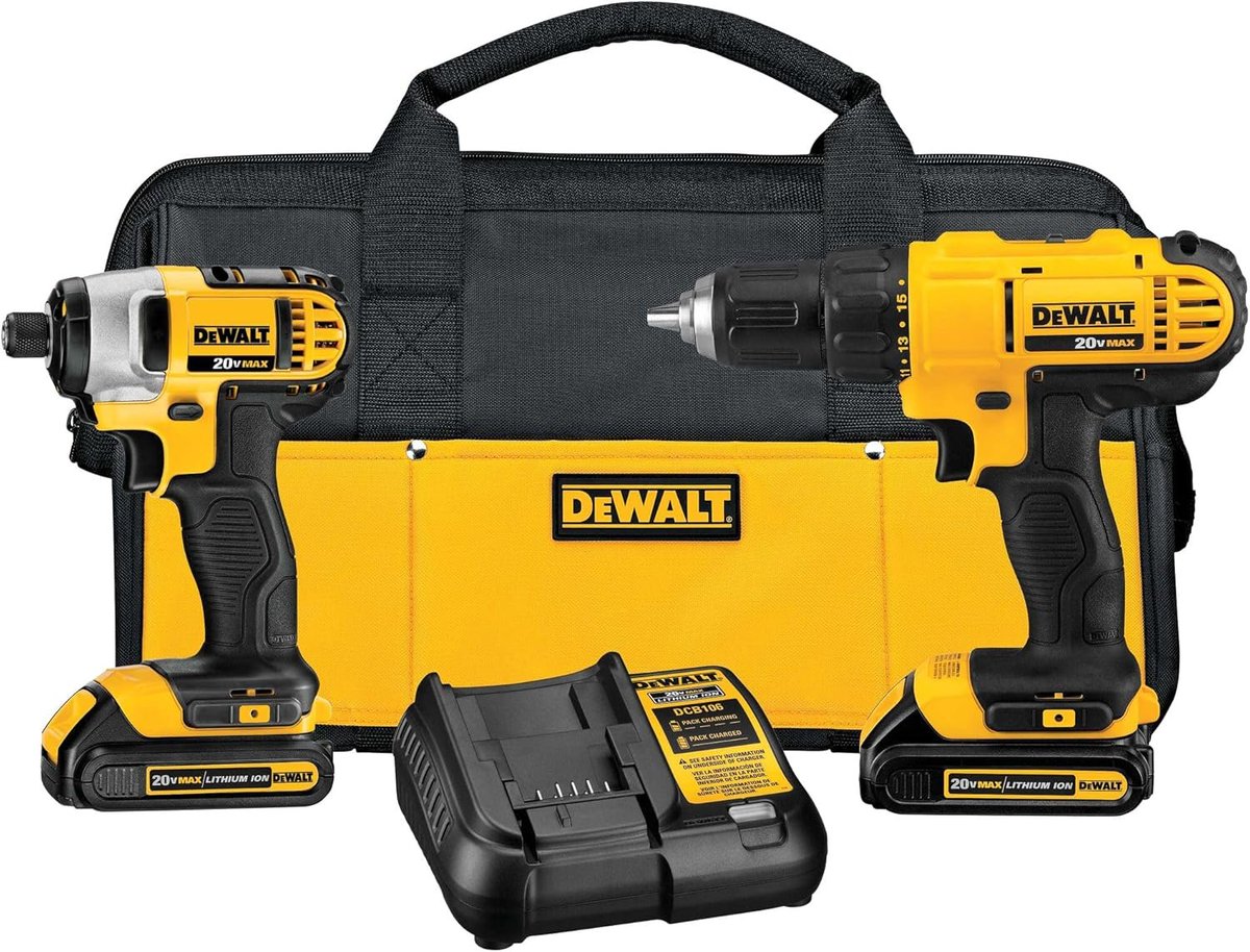 DEWALT 20V MAX Cordless Drill and Impact Driver, Power Tool Combo Kit with 2 Batteries and Charger (DCK240C2) 

$149.00 (WAS $259.00)

amazon prime deals!

amzn.to/3IircsN #ad