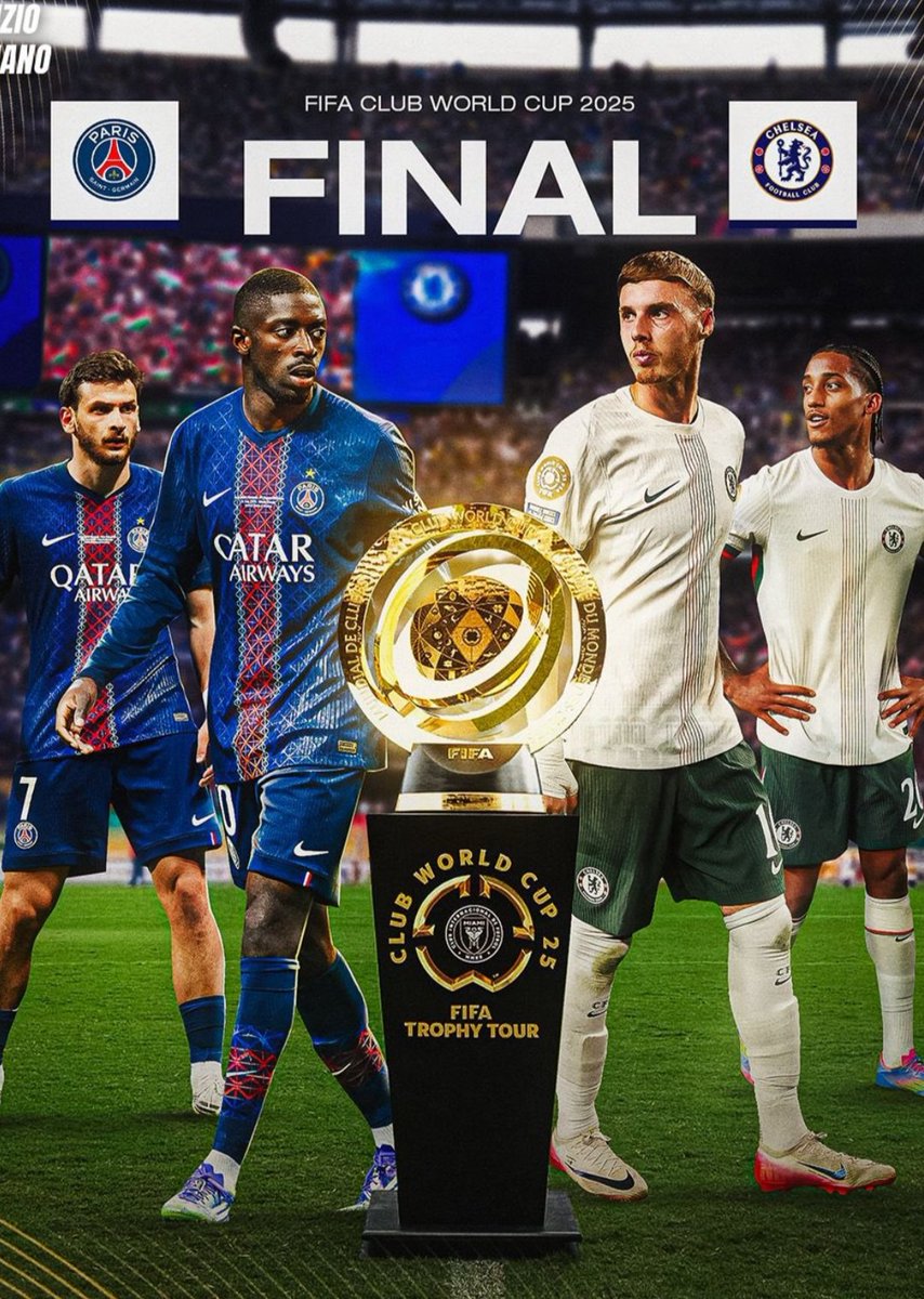 MariaWAshton1's tweet photo. Chelsea - PSG 

𝐖𝐇𝐎’𝐒 𝐖𝐈𝐍𝐍𝐈𝐍𝐆 𝐓𝐇𝐄 𝐂𝐔𝐏? 🏆🤩
#Chelsea 
#psg https://t.co/QmQGndBKu7