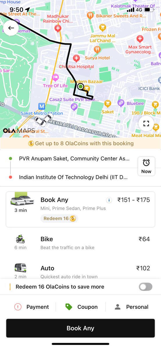 Why is there such a big difference between Rapido and Ola's fares?