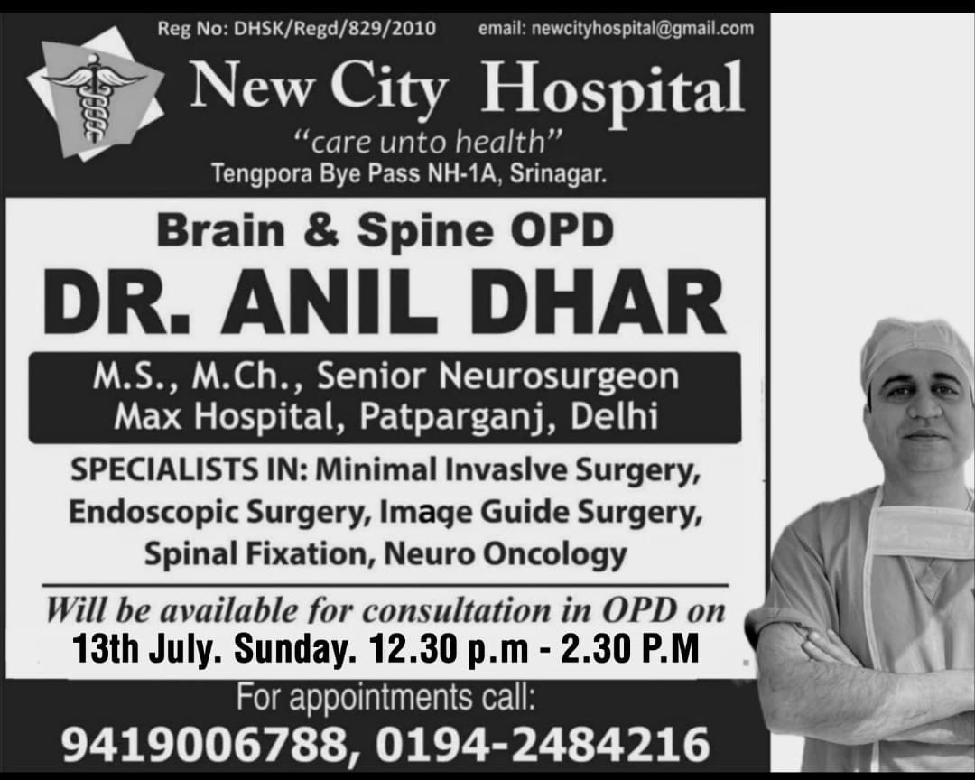Dr.Sheikh Aamina (@drsheikhamina) on Twitter photo Dr <a href="/dranildhar/">Dr Anil Dhar</a> Will be available for Neurosurgery consultation at New city hospital on 13th July.. for appointment contact on below mentioned numbers ๐ Dr <a href="/dranildhar/">Dr Anil Dhar</a> Will be available for Neurosurgery consultation at New city hospital on 13th July.. for appointment contact on below mentioned numbers ๐