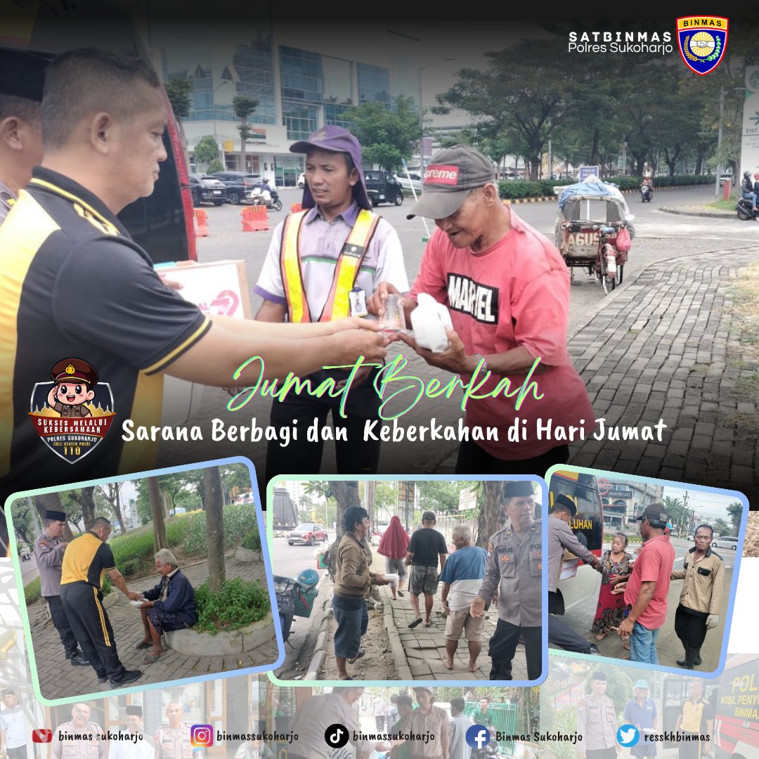 resskhbinmas's tweet photo. #jumatberkah 
Semoga bermanfaat 

#polisisukoharjo #polisiuntukmasyarakat https://t.co/drCXv0T6eJ