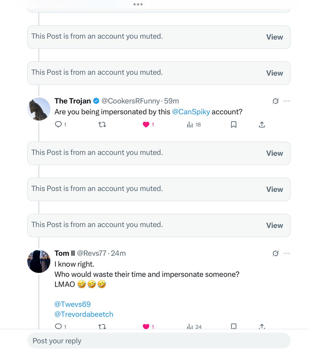 JennyPickles1's tweet photo. @CookersRFunny @Revs77 @TomakaTom2 @SpikeyCarnt @CanSpiky @Twevs69 @Trevordabeetch I think I’ll mosey off and find me another bunch of whining, pale, stale, middle aged #RWFWs and play with their heads for a while. It was so successful last time lolz 😊
Keep in touch Trojan 😊 https://t.co/MO58Y2x2gE