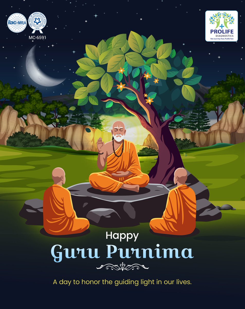 ProlifeBBSR's tweet photo. On this sacred day of Guru Purnima, we bow to the ones who guide us. 🙏

Their wisdom lights our path, today and always. 

.
.
#gurupurnima #sacredday #prolifediagnostics https://t.co/zgy6IAJ59B