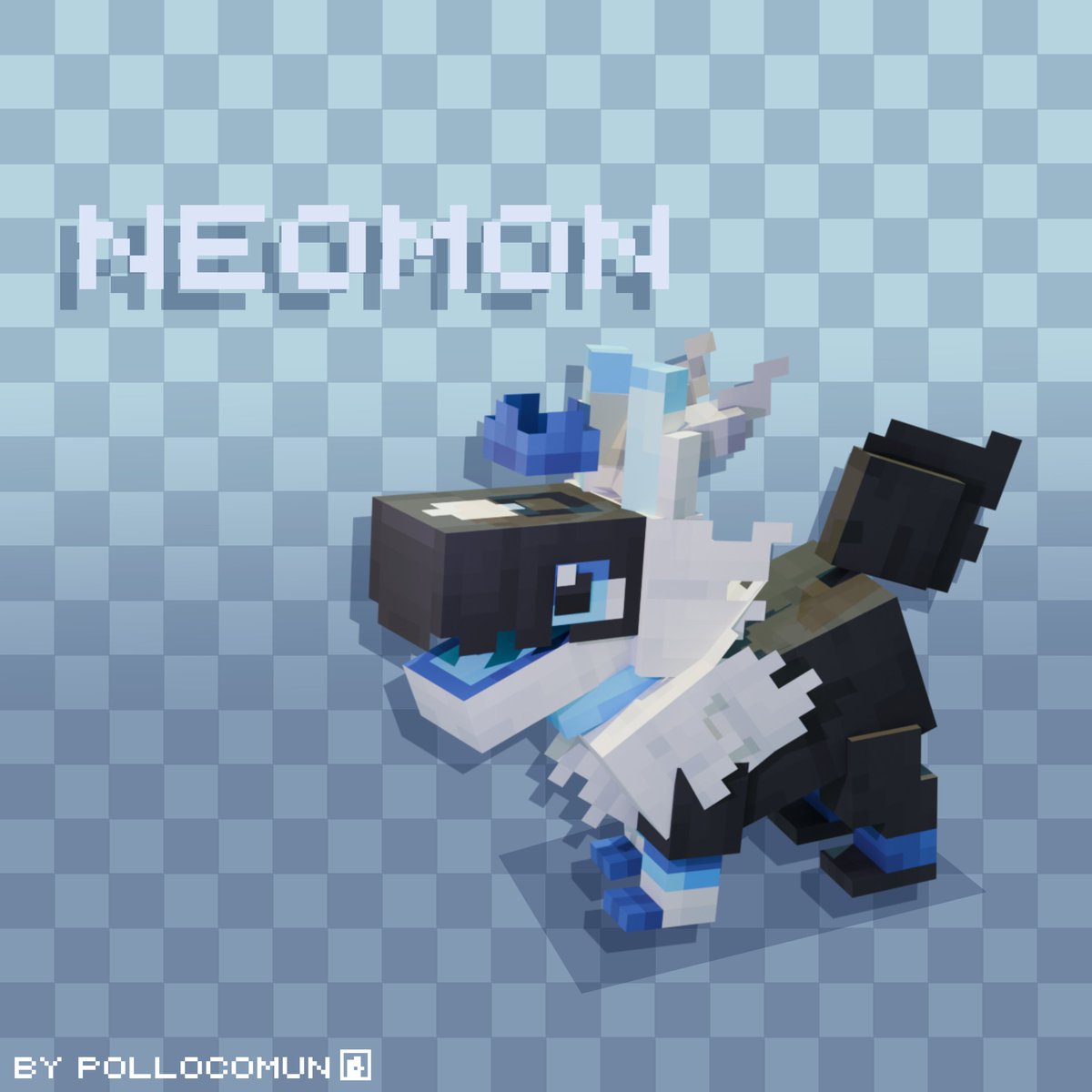 PolloComun's tweet image. Commission for @FriskWolfie
#Minecraft #Blockbench