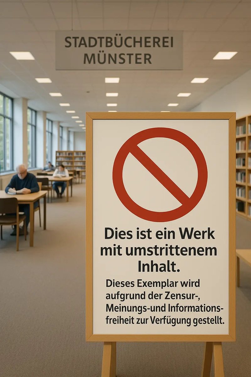 OVG Münster: Stadtbücherei Münster darf ihren Nutzern keine kritischen Anmerkungen zu ausgeliehenen Büchern mitteilen  dlvr.it/TLqtsd