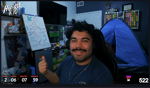 itzhunterkio's tweet photo. KICKATHON UPDATE
Day 36 ✅ Still LIVE — 2 days & 4hrs left! 💥
Subs, views, vibes — y’all are LEGENDS 🙌💚
Let’s finish STRONG. No brakes. Just 🔥
#Kickathon #hunterkio #PickKick
Goals
-Verified ✅
-500subs✅
-DreamHack Creator☑️
-Collab with a BUSINESS ✅
-EDDIE pop UP☑️ https://t.co/1f9iywJV17