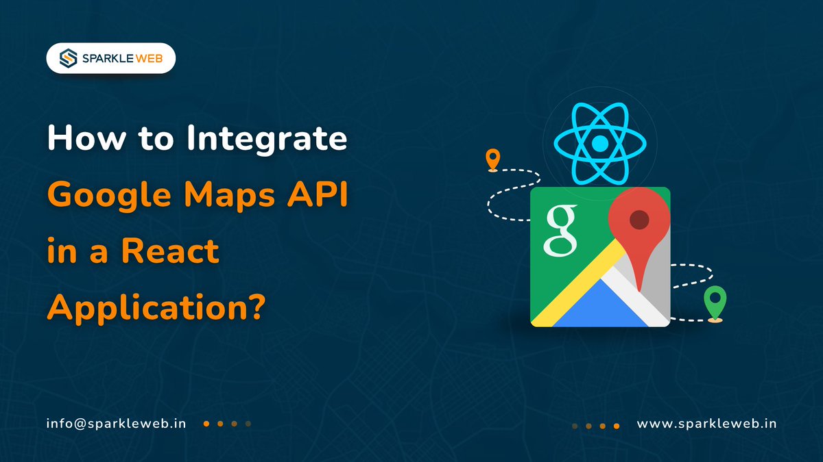 sparklewebdevs's tweet image. 📍 Want to build smart maps in React?

With @react-google-maps/api, you can add markers, directions, and real-time locations in no time.

🚀 Sparkle Web makes it simple and fast.

🔗 Read how we do it: sparkleweb.in/blog/how_to_in…

#reactjs #googlemapsapi #webdevelopment #sparkleweb
