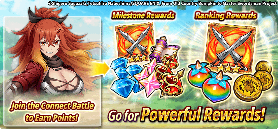 vconnect_en's tweet image. ⚔️Ranking Connect⚔️
Sparring with a Black Rank
Earn points to get collab-exclusive gear and other amazing rewards🔥
Test your skills against an adventurer of the highest rank!
#ValkyrieConnect
#bumpkin_anime