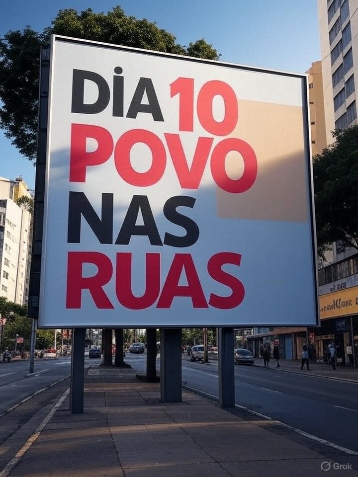 É hoje!!! Quinta-feira, dia 10

Compartilhe, mobilize e compareça!

CONFIRA LOCAIS E HORÁRIO DOS ATOS CONFIRMADOS - DIA 10 POVO NAS RUAS

- São Paulo: às 18h - Paulista - MASP
- Rio de Janeiro: às 17h - Praça XV, em frente a Bolsa de Valores
- Salvador: às 17h - Estação da Lapa
-