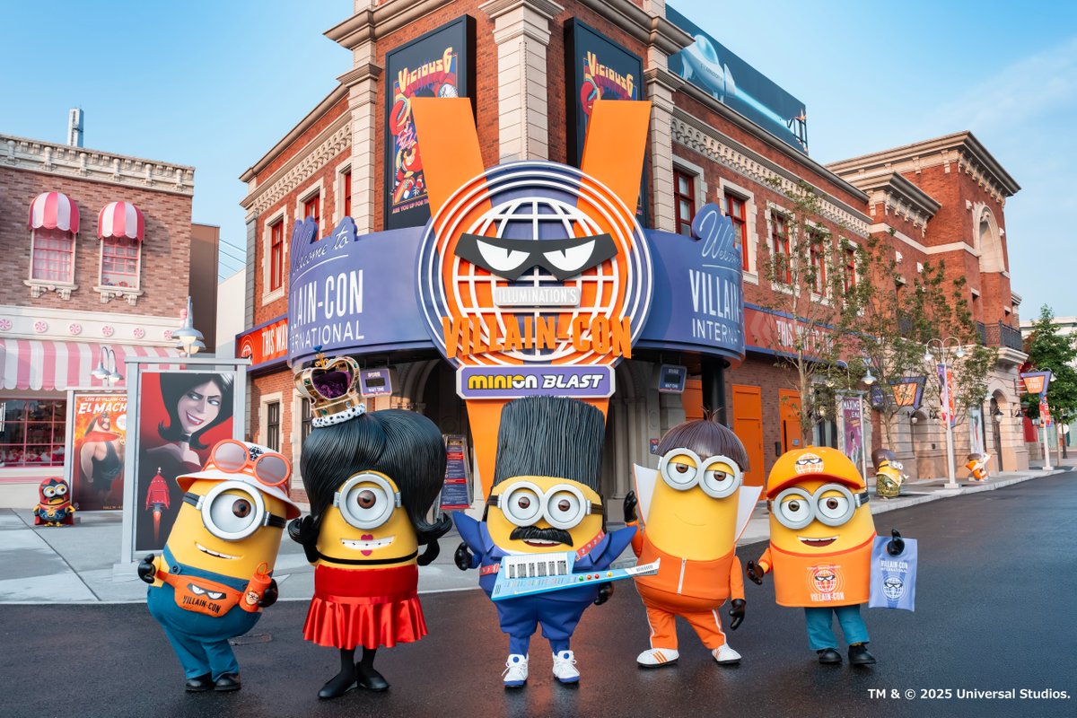 USJ_Official's tweet photo. ⏩エリアの進化を体験しよう✨

／
#デカくなるぞミニオンパーク
ついに本日、ハチャメチャパワーアップ‼
🎉✨🎉✨🎉✨
＼

さあ！とことんやっちまってOK💥
自身に眠るワルを解放して、
自らハチャメチャを巻き起こせ💥

全力でワルになれるミニオン・パークに
是非遊びにきてね😈#USJ https://t.co/43mnu46weF