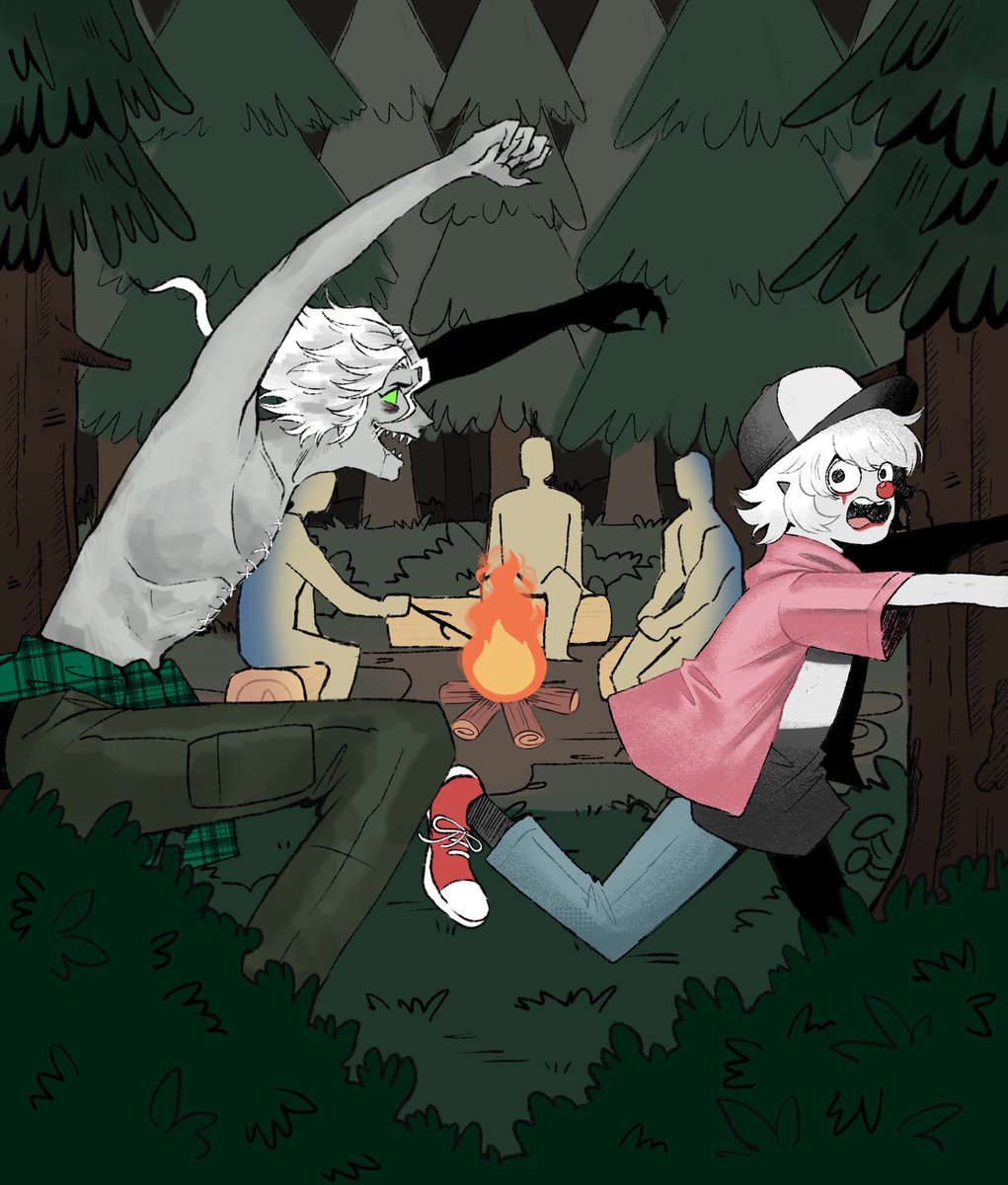 Brooke_MPC's tweet image. #MPC5event1

(ลงย้อนหลังอีกเช่นเคยคับ🫶)

ท่ามกลางความมืดมิดในป่าอันเงียบสงบกลุ่มมอนสเตอร์กลุ่มหนึ่งเริ่มก่อไฟ แต่ด้วยความที่ไม่มีอาหารมากนัก บรู๊คจึงตัดสินใจว่าจะกินอาหารฉุกเฉินประทังชีวิตไปก่อน