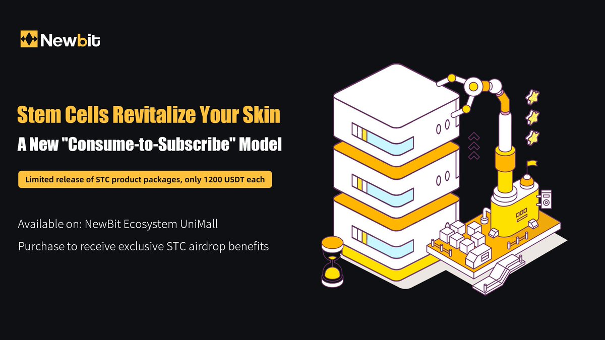 NewBitex's tweet photo. 🧬 NewBit launches STC — a real-world asset token backed by stem cell wellness services.
Spend, earn, and engage: STC rewards real consumption with real utility.
From healthcare to on-chain value — this is RWA you can feel.
#NewBit #STC #RWA #Web3Health #TokenizedUtility #NBChain https://t.co/NG0hHtsWnw