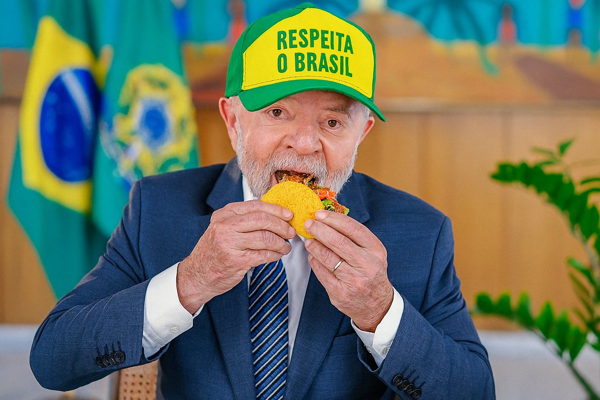 LauroRoger's tweet photo. Lula comendo um TACO
#RespeitaOBrasil #Trump
RESPEITA O BRASIL :D https://t.co/Tdc0PY3kVl