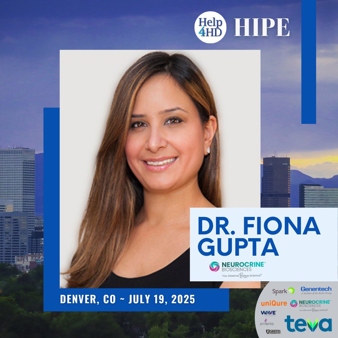 Help4HD (@help4hdi) on Twitter photo Meet us in Denver next Saturday! Hear updates from <a href="/neurocrine/">Neurocrine Biosciences</a> Biosciences with Dr. Fiona Gupta, #MovementDisorders Program Medical Director! We can't wait to see you there! #Help4HDHIPE2025 #DenverCO #huntingtonsdisease
help4hd.org/events Meet us in Denver next Saturday! Hear updates from <a href="/neurocrine/">Neurocrine Biosciences</a> Biosciences with Dr. Fiona Gupta, #MovementDisorders Program Medical Director! We can't wait to see you there! #Help4HDHIPE2025 #DenverCO #huntingtonsdisease
help4hd.org/events