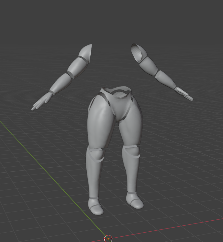 He's so much closer to being real! Legs r kinda done