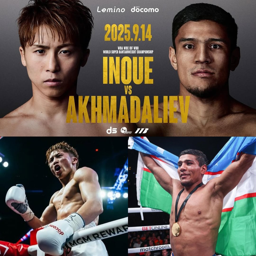 MoBoxingNP's tweet image. Official 💯 Naoya Inoue vs. Murodjon Akhmadaliev set for September 14th at the IG Arena in Nagoya, Japan. 🇯🇵