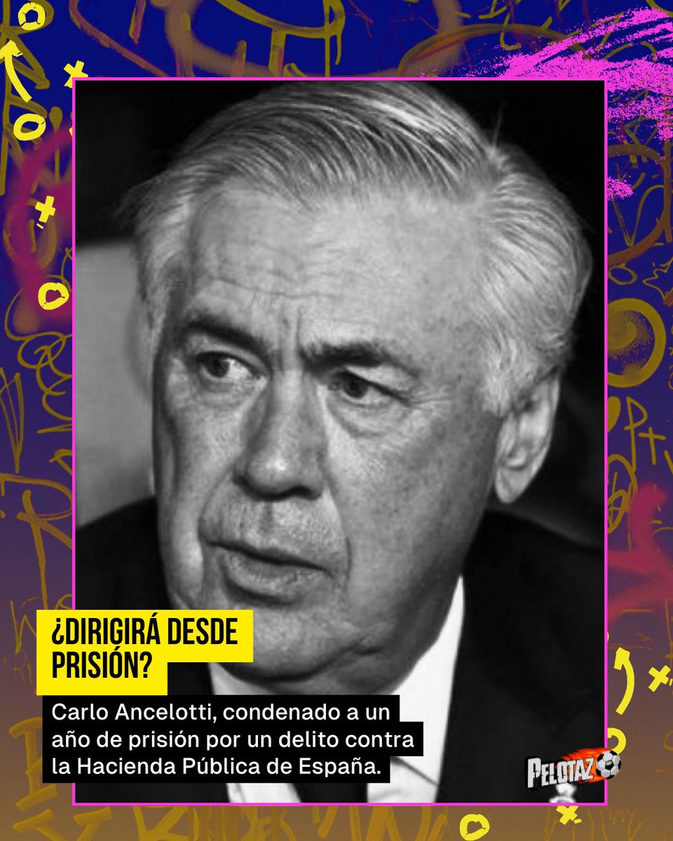 ¿SEGUIRÁ DIRIGIENDO DESDE LA CÁRCEL? 🚨

Carlo Ancelotti fue condenado a un año de prisión por fraude fiscal en España durante su etapa en el Real Madrid en 2014. Aunque la Fiscalía pedía 4 años, le impusieron la pena mínima y una multa de 386 mil euros.