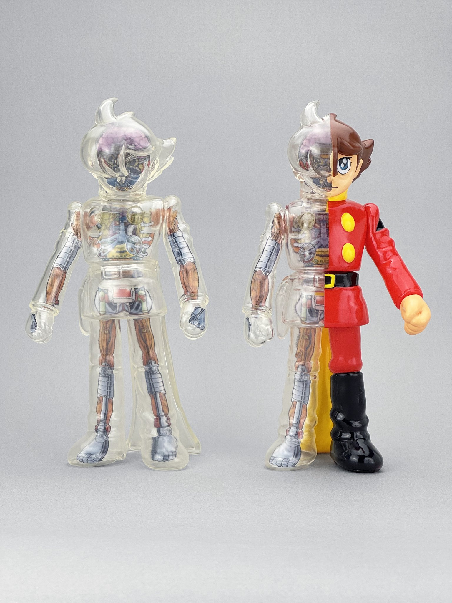 サイボーグ009 島村ジョー 初登場グリーンコスチューム　フィギュア 009」ジョーとジェットの緑コスチューム初期フィギュア