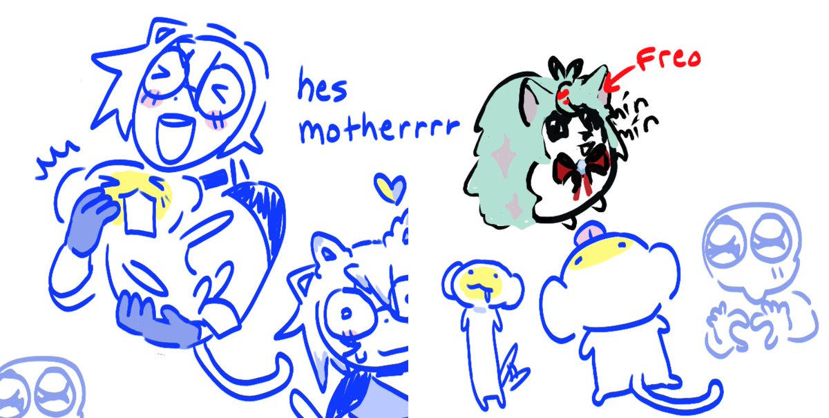 magma doodles with my friend ray!! #kaepix