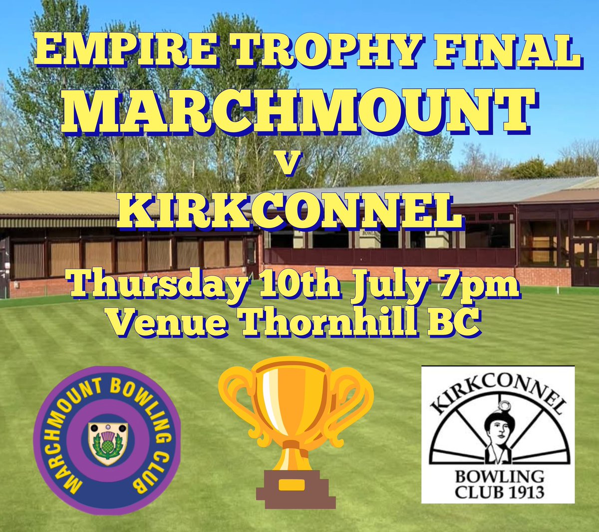 Good luck to the team tonight as they try and win the trophy for a third successive season.