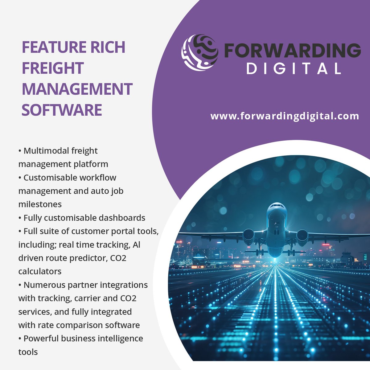Forwarding Digital - Next generation CDS &amp; Forwarding cloud software solutions reimagined.
forwardingdigital.com
#cdssofware  #freightsoftware  #forwardingsoftware  #logisticssoftware  #ForwardingDigital