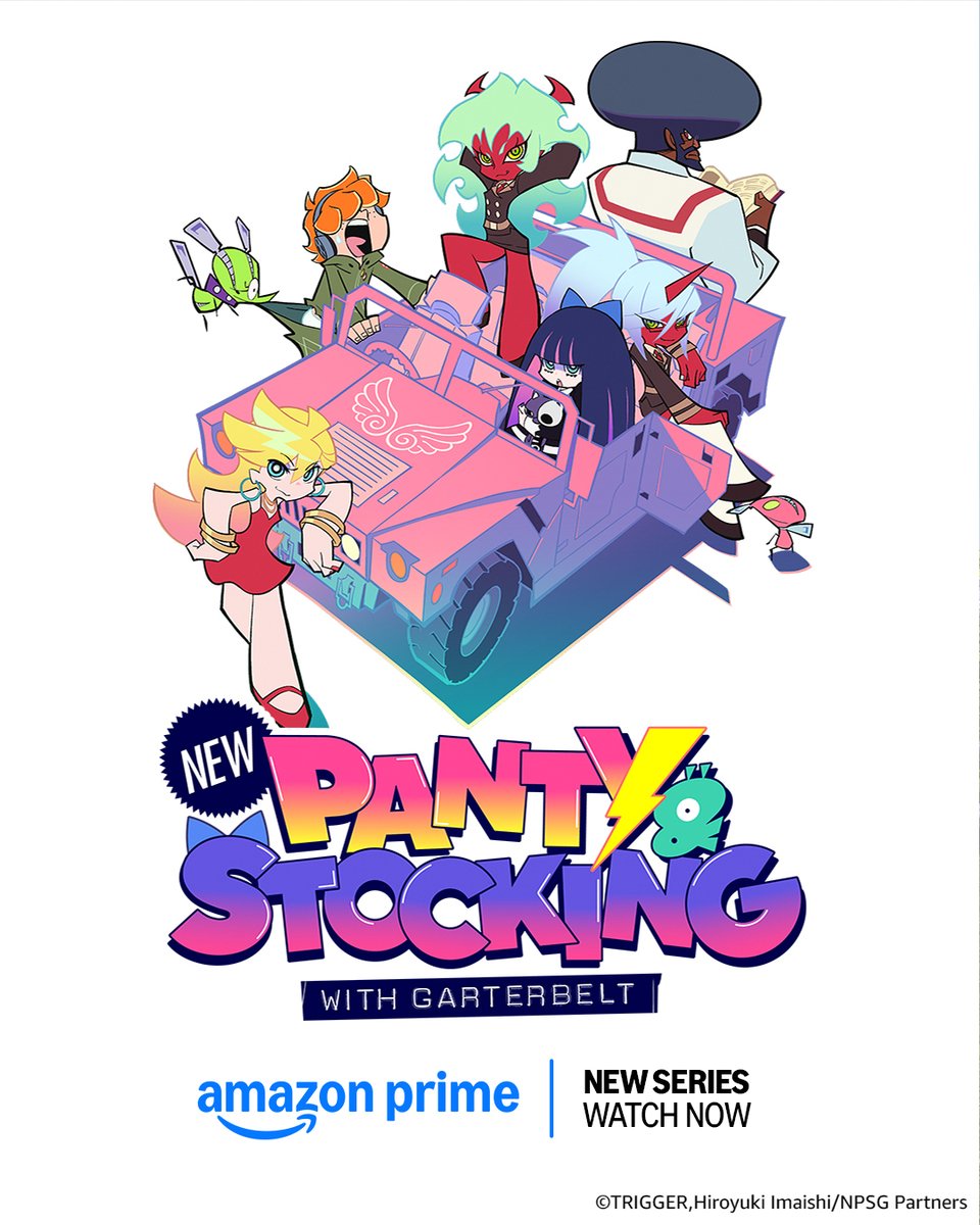 The Anarchy Sisters are back to turn the world upside down! 

Watch New Panty &amp; Stocking with Garterbelt, now streaming on Amazon Prime.