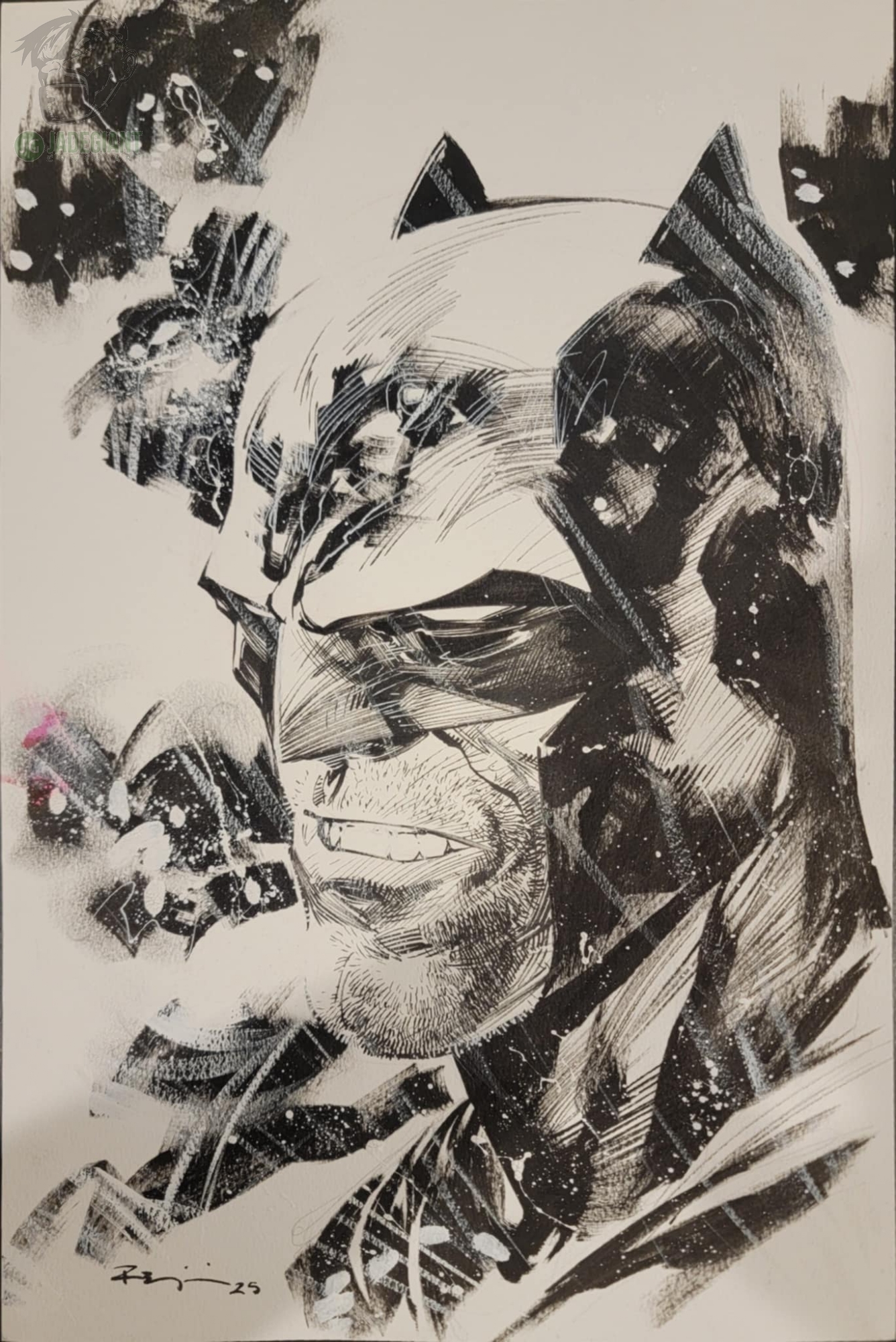 バットマン Ryan Benjamin 原画 直筆サイン イラスト コミコン バットマン Ryan Benjamin 原画 直筆サイン イラスト コミコン