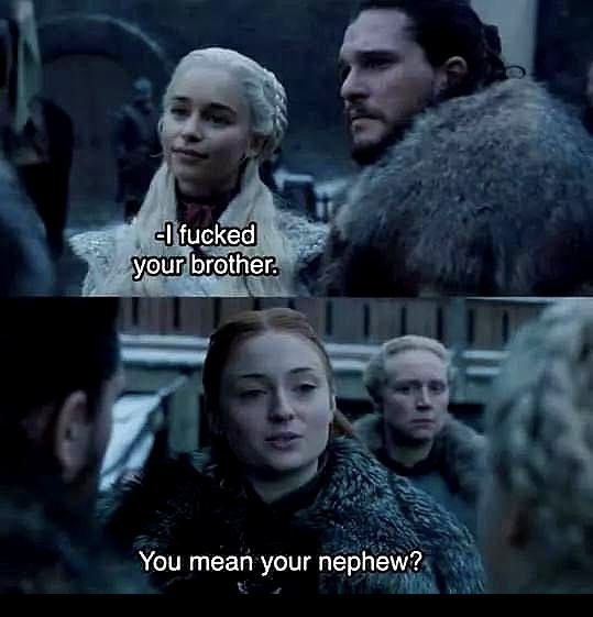Just came across some hilarious comebacks in 'Game of Thrones' that had me rolling

Check Thread 👇