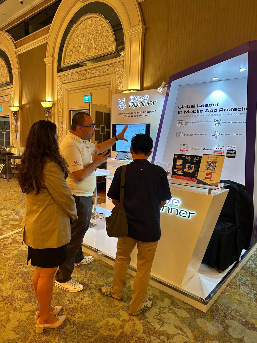 Day 1 at CyberSecID – What a start!

Thank you to everyone who visited Booth No. 20 — we’re excited for what Day 2 holds!

#CyberSecID #CyberSecurity #Doverunner #Jakarta #TechEvent #DigitalSecurity CyberSecAsia.Org
