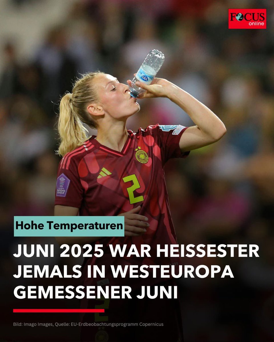 Ich wage jetzt auch mal eine Vorhersage!

Der Juli 2025 wird der heißeste jemals gemessene Juli.

Ich weiß, euch ist gerade ein bisschen kalt, würde aber trotzdem wetten?