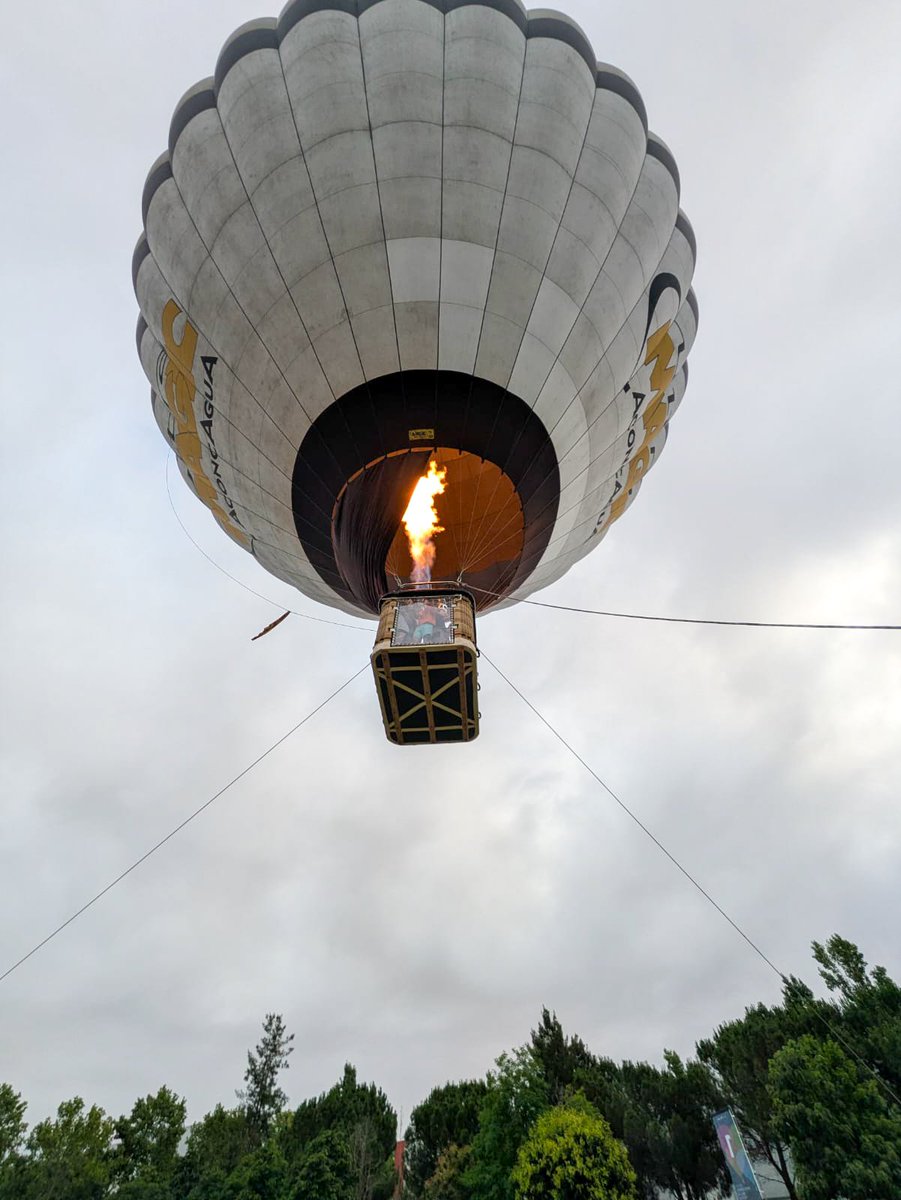 Amb la inauguració de la cistella "Kids Balloon View" donem per començat el primer vol de l'European Balloon Festival ✨