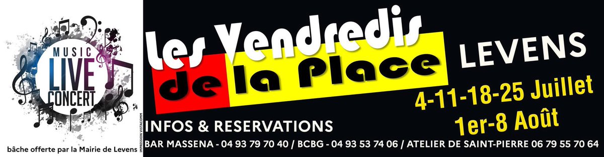 Village de Levens (@villelevens) on Twitter photo 🎉 2e Vendredi de la Place – Vendredi 11 juillet 📍
🔥 Ambiance Gitane assurée avec le groupe "Gipsy Latino" ! 🌙💃
<a href="/VilleLevens/">Village de Levens</a> <a href="/LevensTourisme/">Levens Tourisme</a> #moyenpaysnicois #ambiancegitane 🎉 2e Vendredi de la Place – Vendredi 11 juillet 📍
🔥 Ambiance Gitane assurée avec le groupe "Gipsy Latino" ! 🌙💃
<a href="/VilleLevens/">Village de Levens</a> <a href="/LevensTourisme/">Levens Tourisme</a> #moyenpaysnicois #ambiancegitane