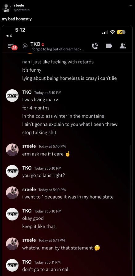 Codyy_RL's tweet photo. @AYOITSTKO Just hope ur teammates can be safe if you make a major 🤞 https://t.co/FKXVq4a4Ma
