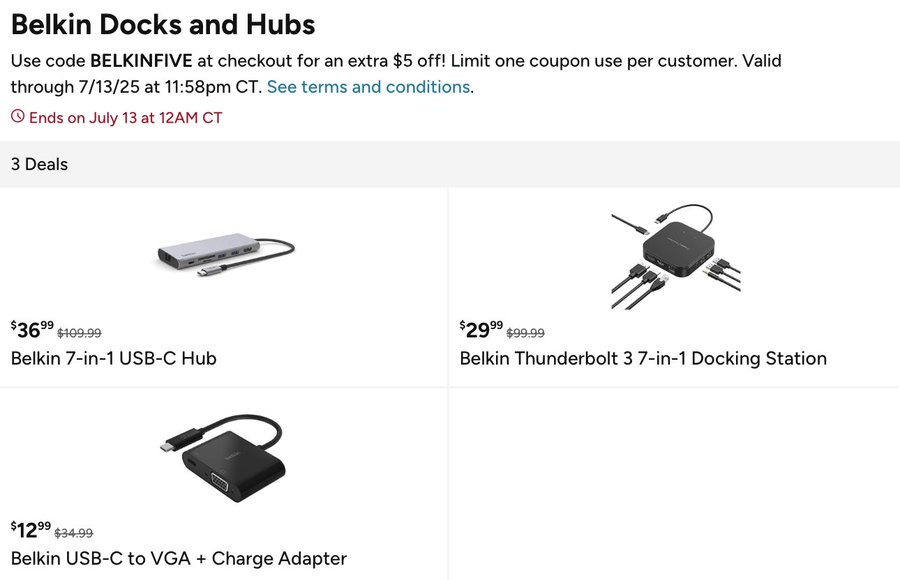 Take An Extra $5 Off Select Belkin Products via Woot!

Use Code BELKINFIVE At Checkout

howl.link/t2ncjbc5fpzfu #ad