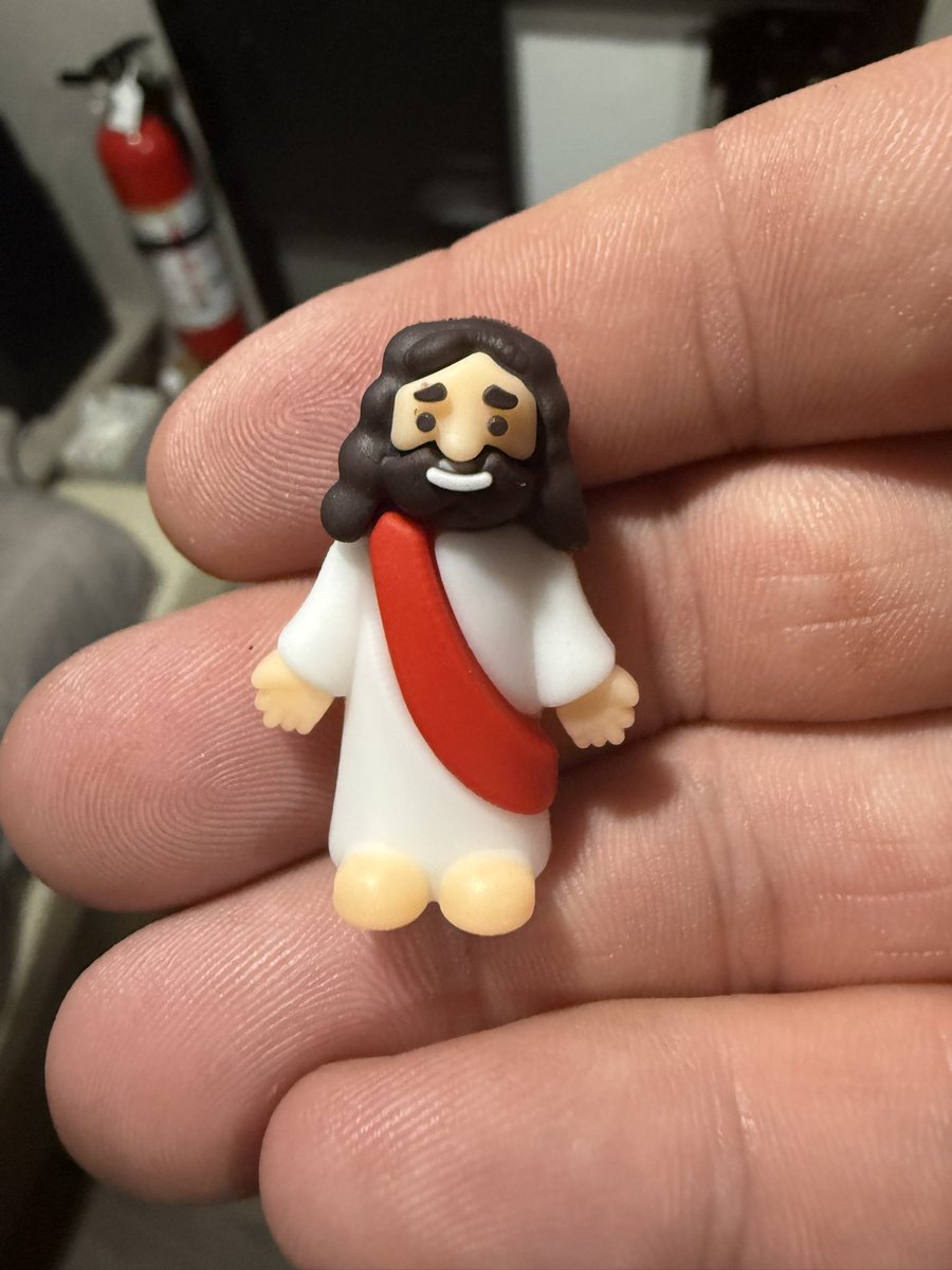If your woman doesn't believe in God and that Jesus is the son of God, was crucified and rose from the dead then your relationship is dead. I'm lucky to have such a woman that believes the same as me. She even left me a little Jesus hidden at my place
Before she left. I found him