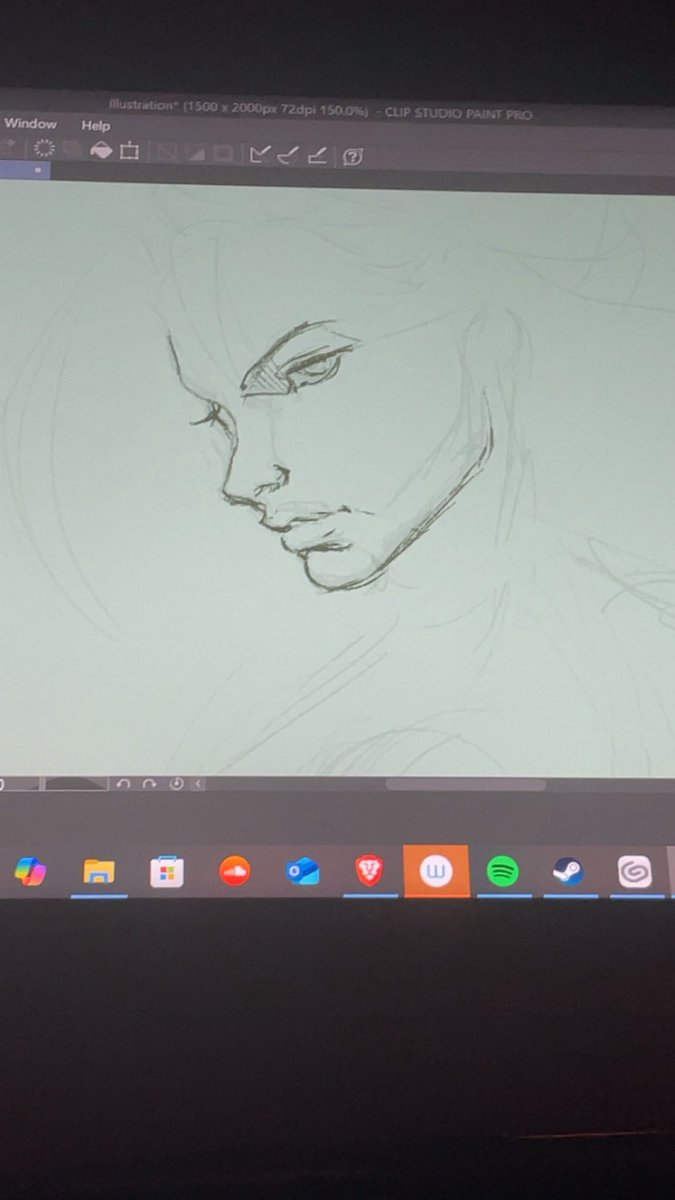 sharpknifez's tweet image. Guess who I’m drawin!!!😜