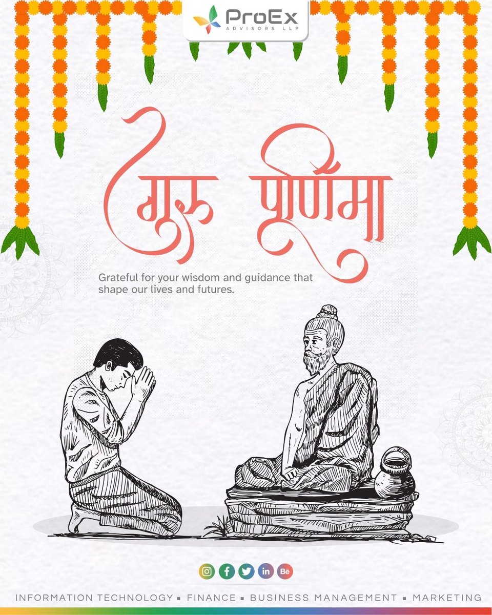 ProExadvisors's tweet photo. ✨ On this Guru Purnima, we bow down to the guiding lights who shape our journey. Thank you for showing us the way. 🙏 #GuruPurnima #Gratitude #gurupurnima https://t.co/dsLf9COKBD