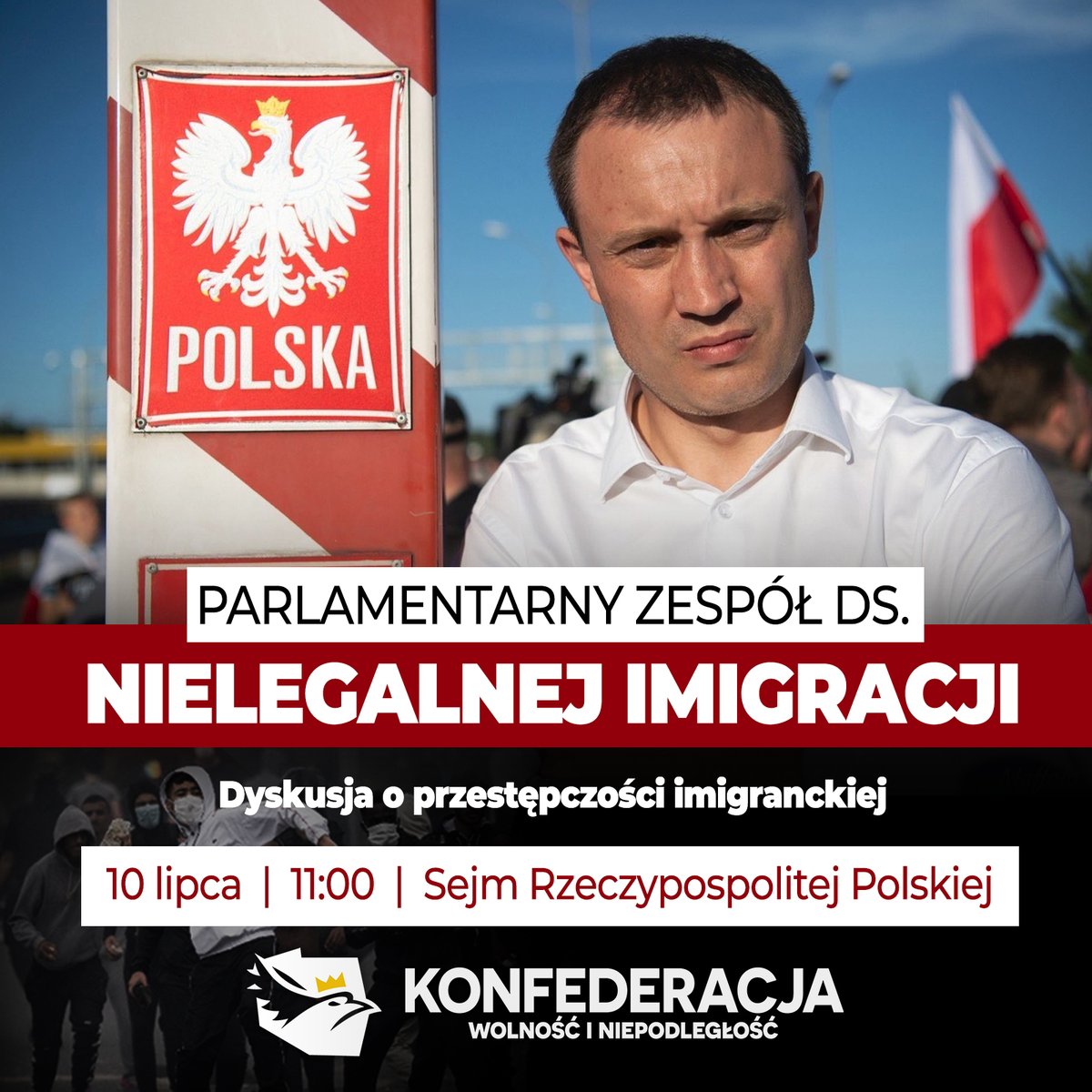 Krzysztof Bosak 🇵🇱 (@krzysztofbosak) on Twitter photo Dziś o 11:00 z moim udziałem rusza posiedzenie Parlamentarnego Zespołu ds. nielegalnej imigracji, którego powstanie zainicjowałem przed rokiem. Mamy mocny skład uczestników. Oprócz przewodniczącego zespołu, posła <a href="/krzysztofmulawa/">Krzysztof Mulawa</a>, pojawią się <a href="/a_fedorska/">Aleksandra Fedorska</a>, <a href="/KacperKita/">Kacper Kita</a>, Dziś o 11:00 z moim udziałem rusza posiedzenie Parlamentarnego Zespołu ds. nielegalnej imigracji, którego powstanie zainicjowałem przed rokiem. Mamy mocny skład uczestników. Oprócz przewodniczącego zespołu, posła <a href="/krzysztofmulawa/">Krzysztof Mulawa</a>, pojawią się <a href="/a_fedorska/">Aleksandra Fedorska</a>, <a href="/KacperKita/">Kacper Kita</a>,