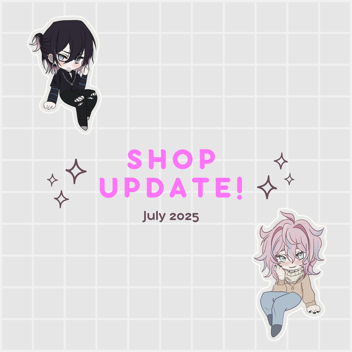 sobamorii's tweet image. ESTY SHOP UPDATE!
Wanted to give 14 Days With You some love (´꒳`)♡ There are two new prints of Ren and Redacted as well as 2 charms for pre-order! Product details in my shop 🫶
🔥Enjoy a 30% discount on these items with the code MORI24, available until July 24th.