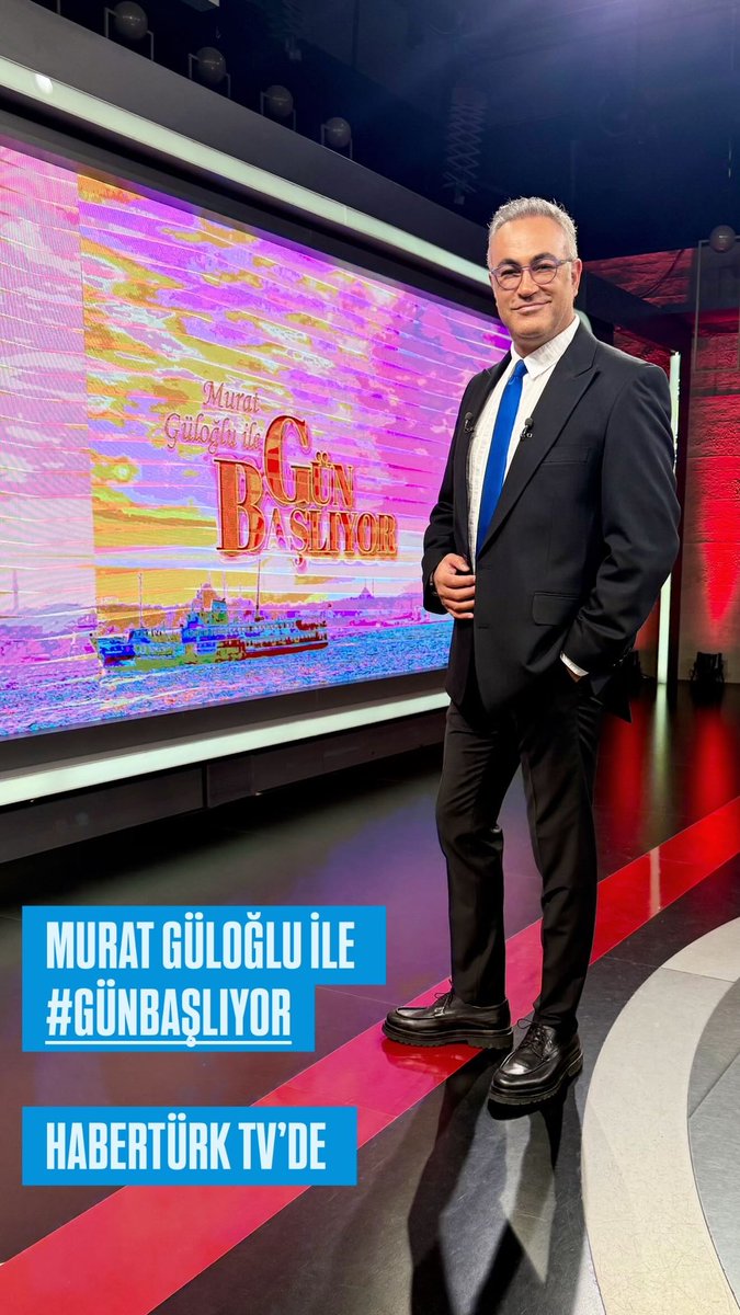 Murat Güloğlu ile #GünBaşlıyor 
Habertürk ‘te 👍🏻