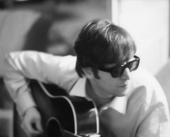 John Lennon photographed by Paul McCartney (1964)
