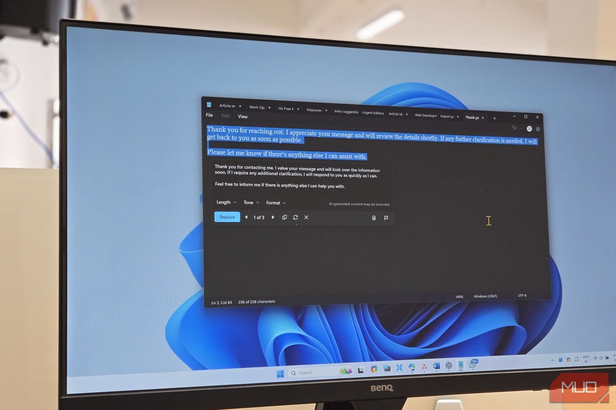reisquarteu's tweet image. If You've Ignored #Notepad Before, It’s Time to Take a Second Look: makeuseof.com/notepad-time-t… #Windows