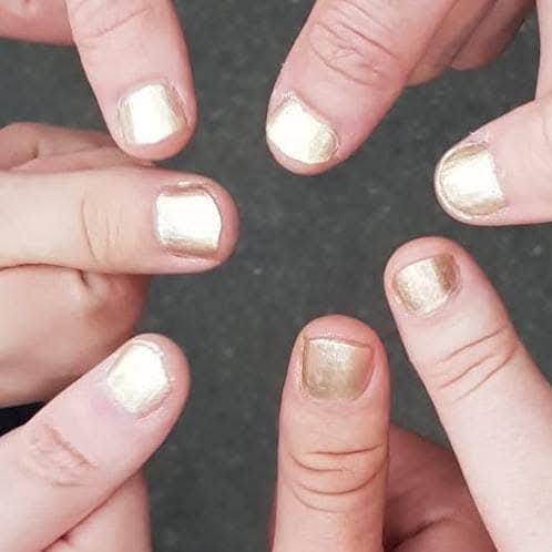 Jonoridge's tweet image. Feeling nostalgic. 
Photos from #Develop 7 years ago!
Good times with many old #BAFTACrew #gamedev peeps. 
The golden nails did make it feel like a bit of a cult. 😂💅