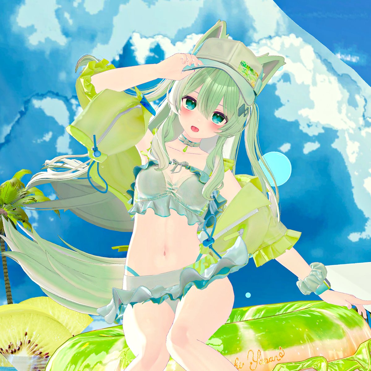 junbile0123's tweet photo. すーぱーさまーうえぃぶ
#VRChat
#don3Photo https://t.co/xIwvvuYwRP