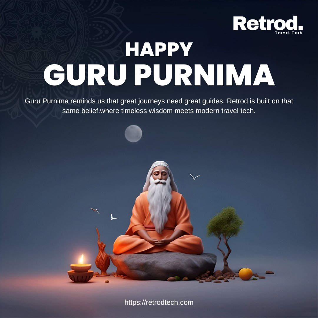 retrodtech's tweet photo. 🌕 On this GuruPurnima, we honour the mentors who guide innovation. At Retrod, we believe wisdom is the first step toward transformation in travel tech. 🙏💡

🌐 https://t.co/bda2qG2ZiV
📞 8118 031 833

#RetrodTech #GratitudeToGurus #MentorsMatter #TechWithWisdom #TravelTechIndia https://t.co/SEgnv5C39b